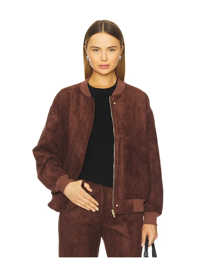 Amanda Uprichard Amanda Uprichard VERO スエードボンバージャケットの商品画像
