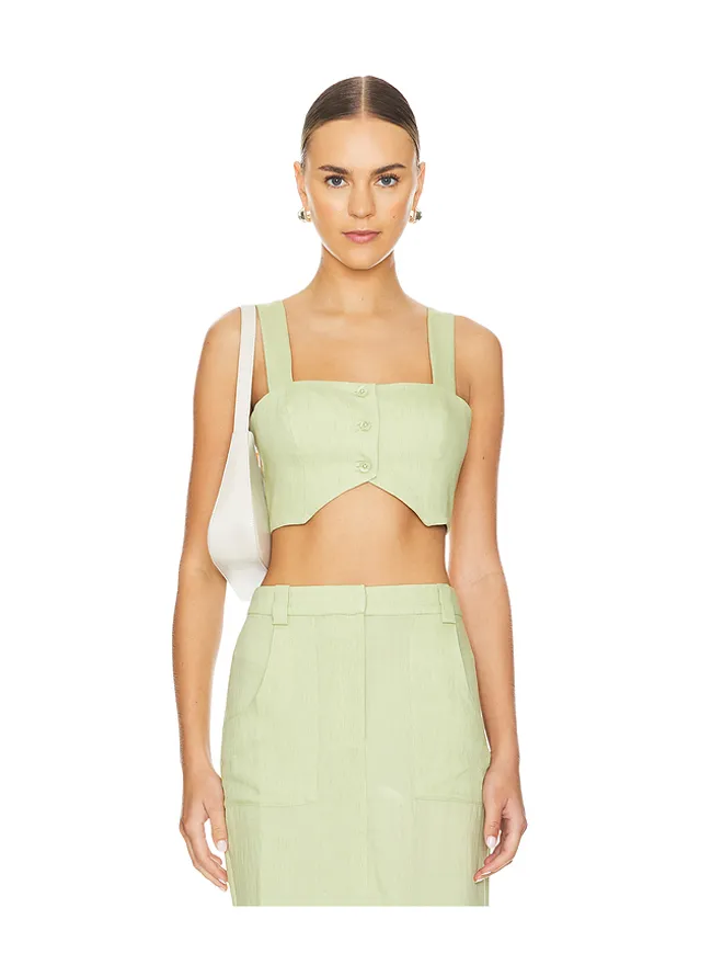 Amanda Uprichard Amanda Uprichard ROYSTON クロップトップの商品画像