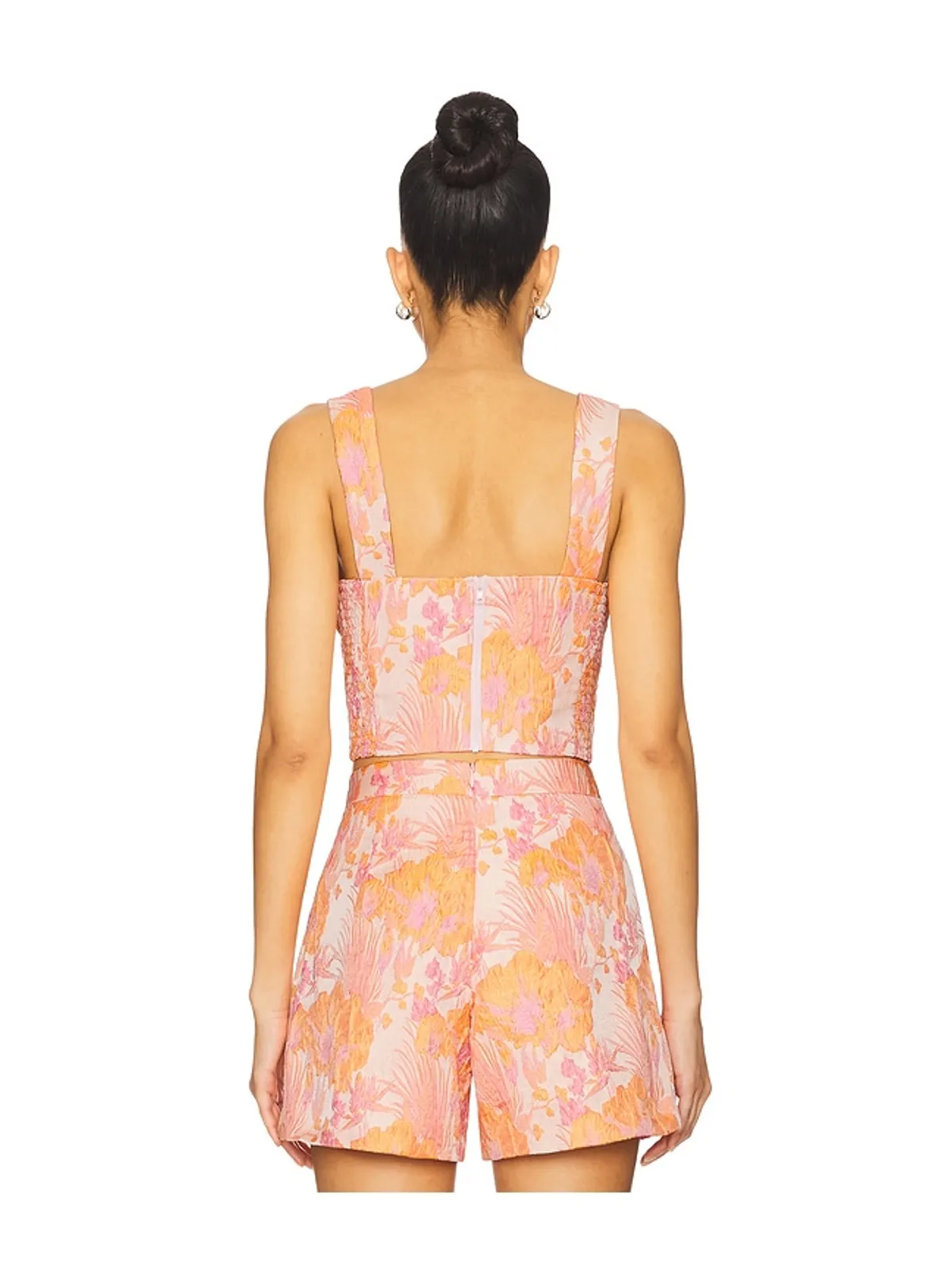 Amanda Uprichard KENLEY トップ - Orange,Blush. - 画像3