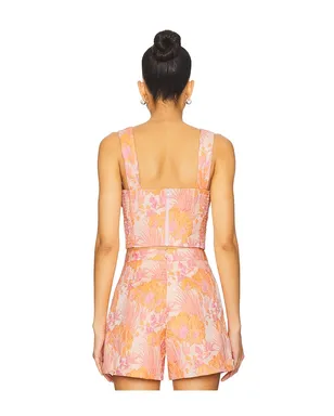 Amanda Uprichard KENLEY トップ - Orange,Blush. - サムネイル3