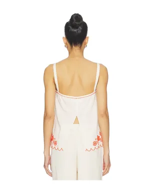 Amanda Uprichard CORALINE トップ - Cream,Orange. - サムネイル3