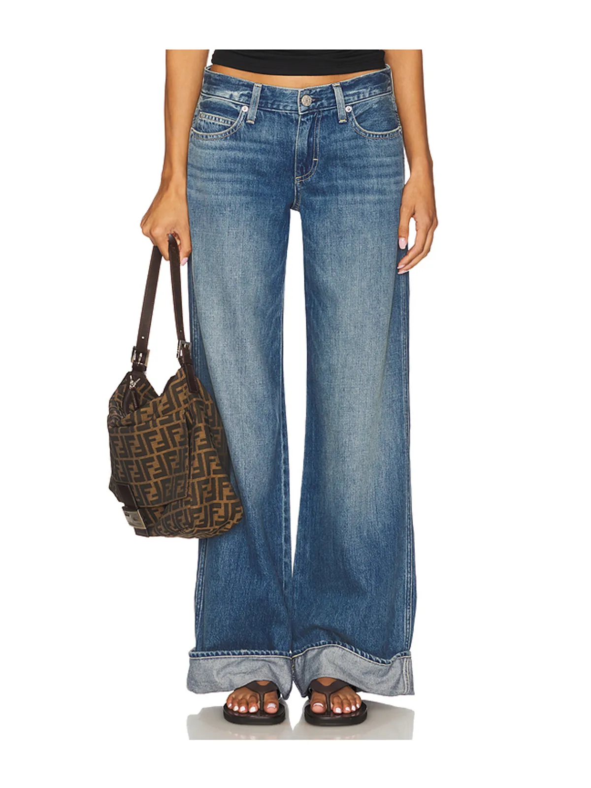 AMO Denim SABINE ワイドレッグ - 画像1