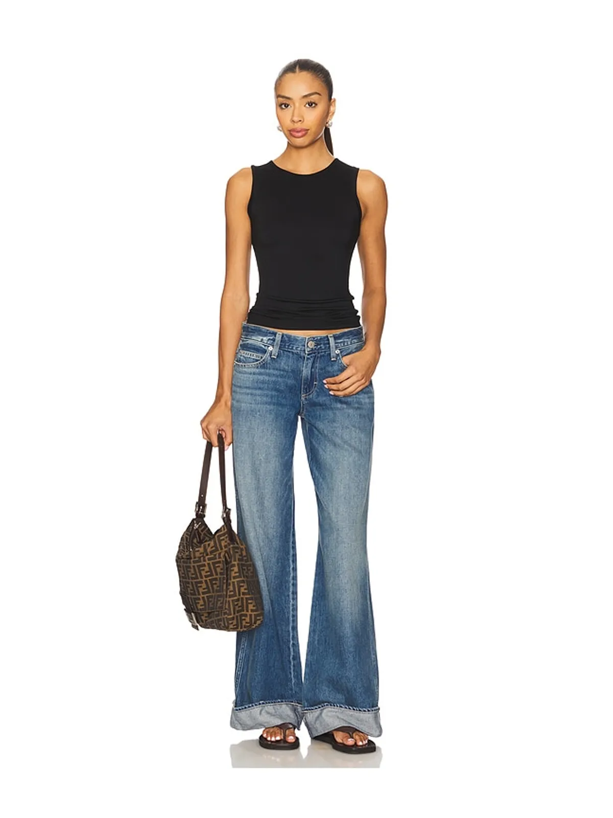 AMO Denim SABINE ワイドレッグ - 画像5
