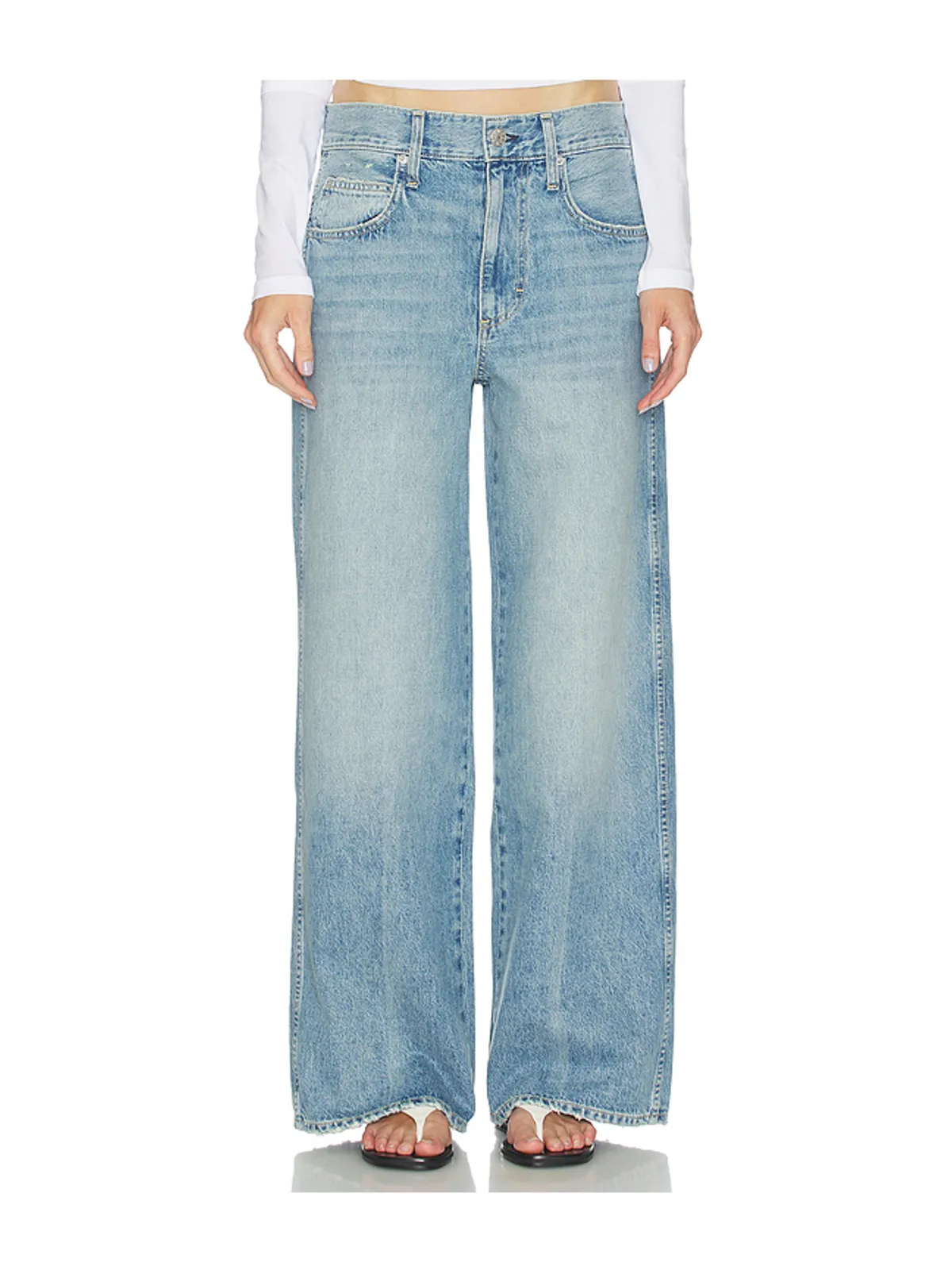 AMO Denim KIRA ワイドレッグ - 画像1