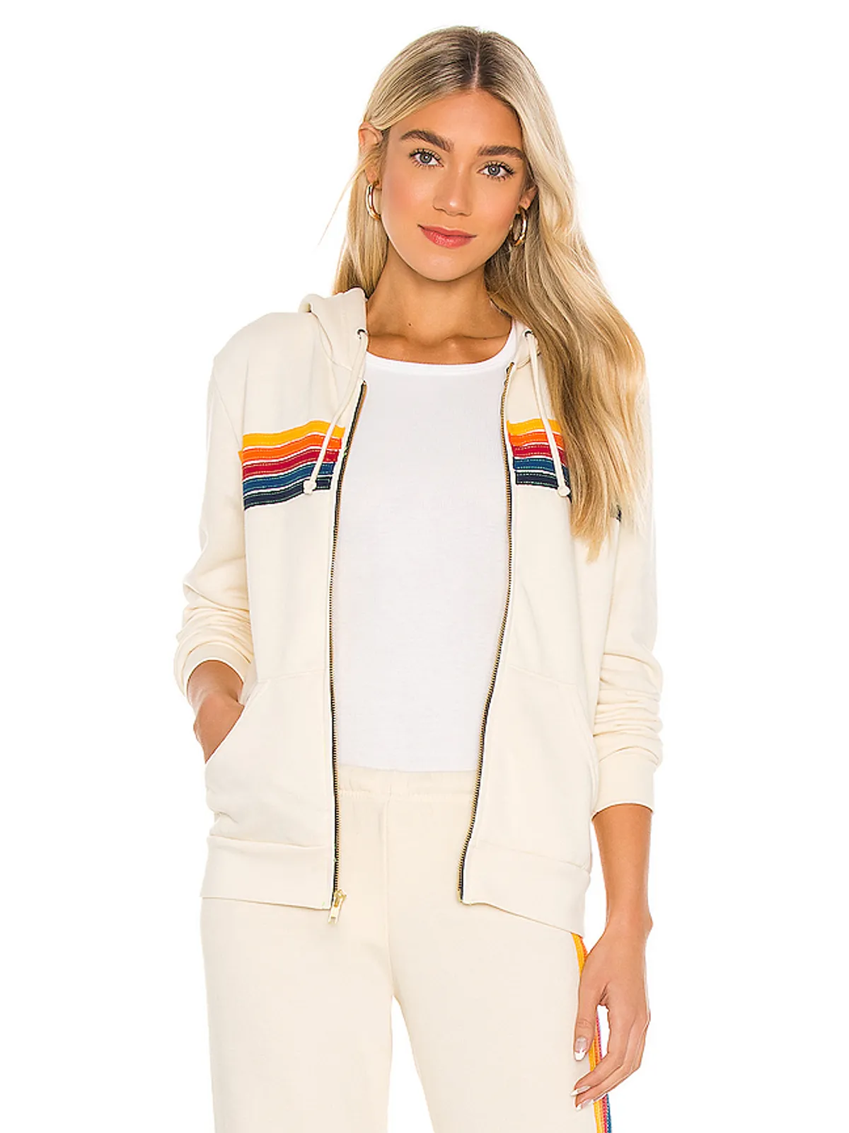 Aviator Nation 5 STRIPE パーカー - 画像1