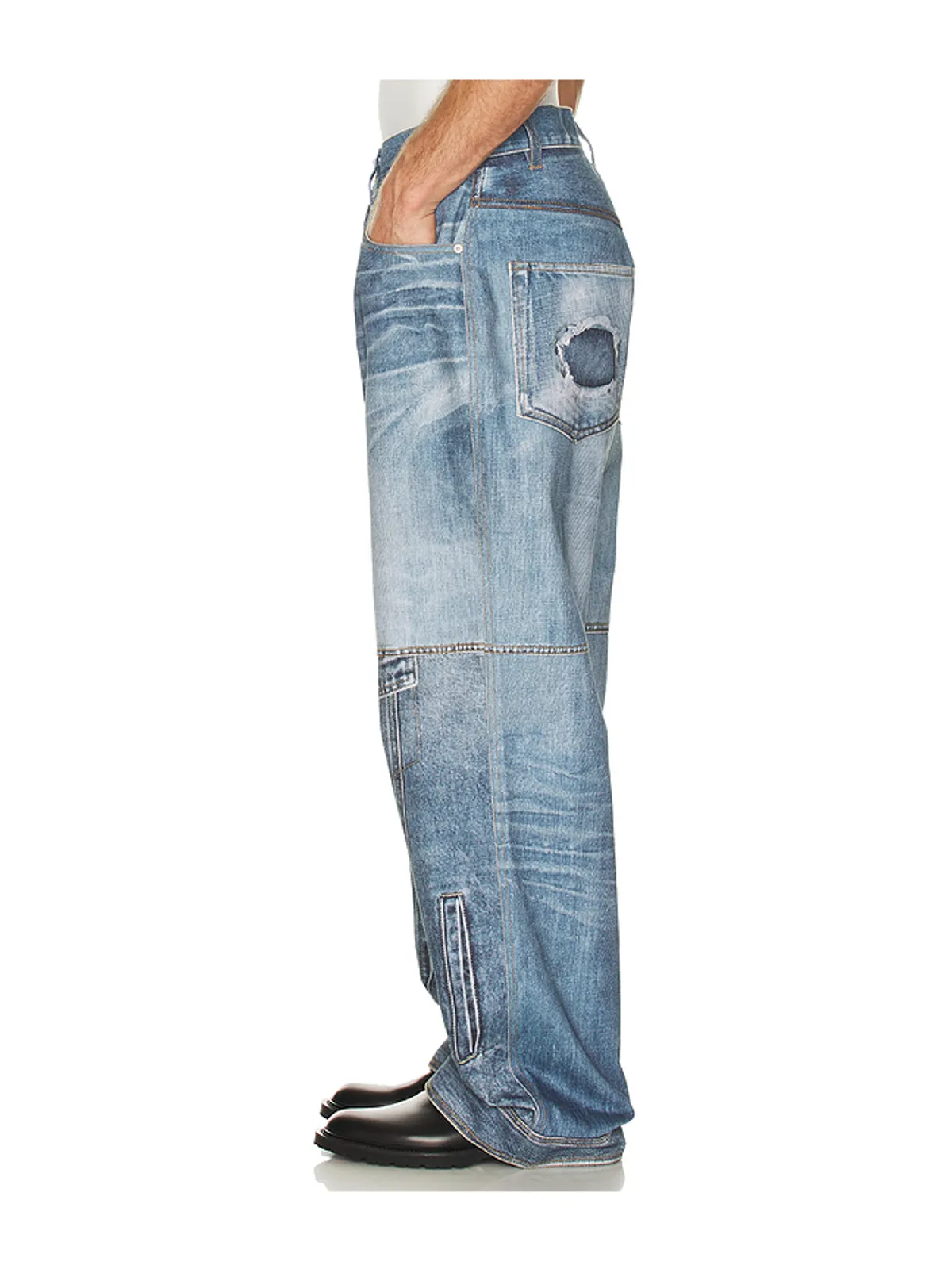 Andersson Bell CUSTOM LIKE デニムパンツ - 画像2