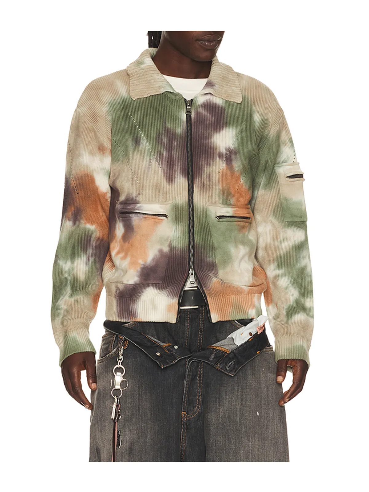 Andersson Bell MULTI-DYED セーター - Beige,Green. - 画像1