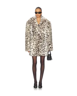 The Andamane WESTON ファーコート - Brown,Cream. - サムネイル2