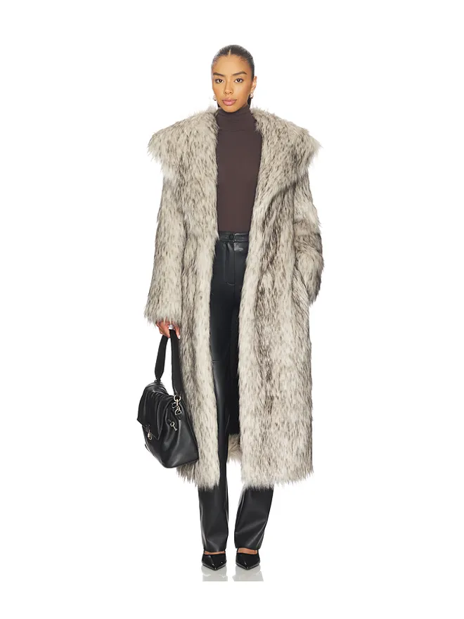 The Andamane The Andamane ファーコート - White,Black.の商品画像