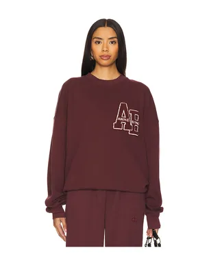 ANINE BING MILES LETTERMAN オーバーサイズスウェットシャツ - サムネイル1