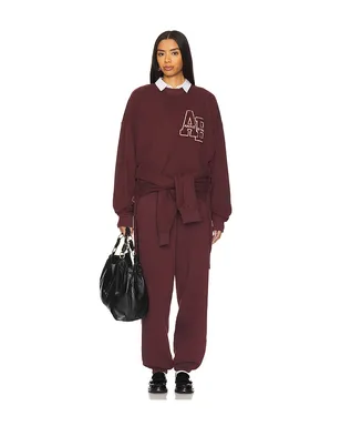 ANINE BING MILES LETTERMAN オーバーサイズスウェットシャツ - サムネイル4