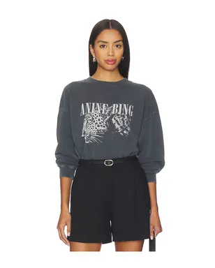 ANINE BING SPENCER レオパードスウェットシャツ - サムネイル1