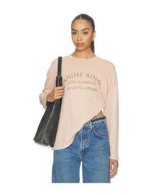 ANINE BING Ivan Long Sleeve Melrose Stencil - サムネイル1
