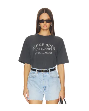 ANINE BING Cade Tee Melrose Stencil - サムネイル1