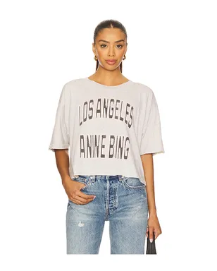 ANINE BING JOHNNY クロップTシャツ - サムネイル1
