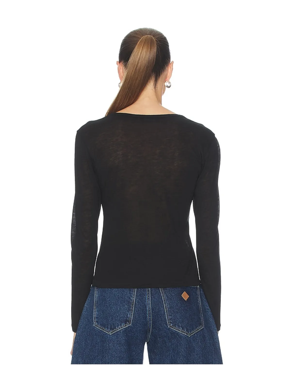 ANINE BING SYLVIE 長袖Tシャツ - 画像3