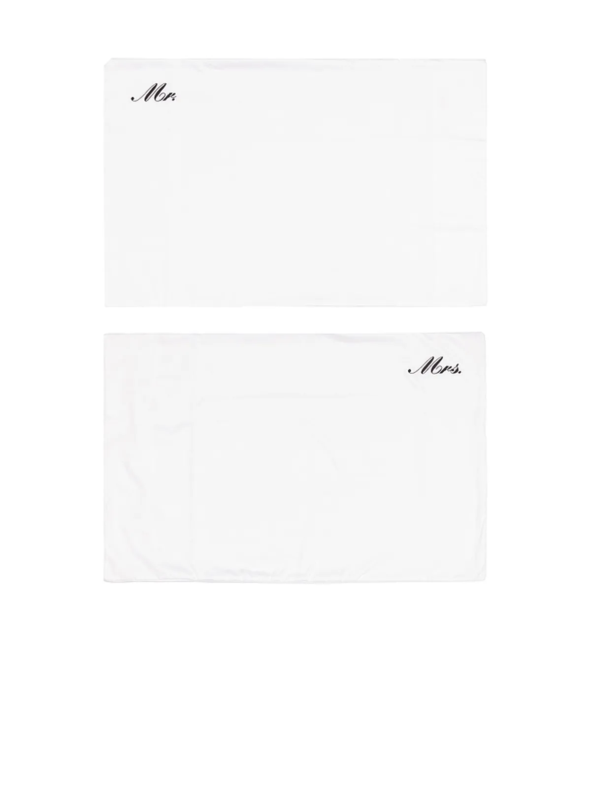 Abbode MR MRS CORNER PILLOWCASE SET ミスター＆ミセス コーナーピローケースセット - 画像1