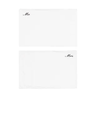 Abbode MR MRS CORNER PILLOWCASE SET ミスター＆ミセス コーナーピローケースセット - サムネイル1