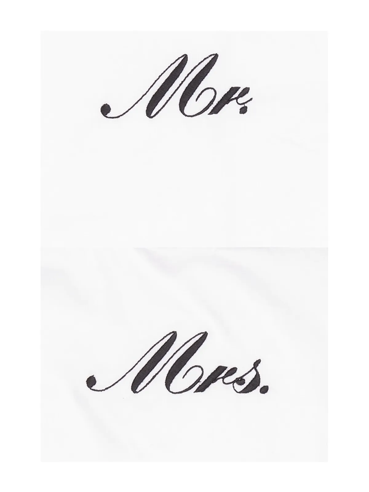 Abbode MR MRS CORNER PILLOWCASE SET ミスター＆ミセス コーナーピローケースセット - 画像3