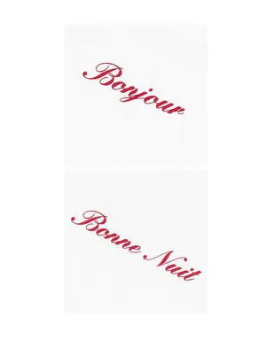 Abbode BONJOUR AND BONNE NUIT PILLOWCASE SET BONJOUR AND BONNE NUIT ピローケースセット - サムネイル3