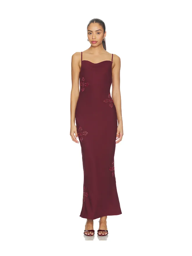 ASTA RESORT ASTA RESORT FREJA ハンドビーズ付き ドレスの商品画像