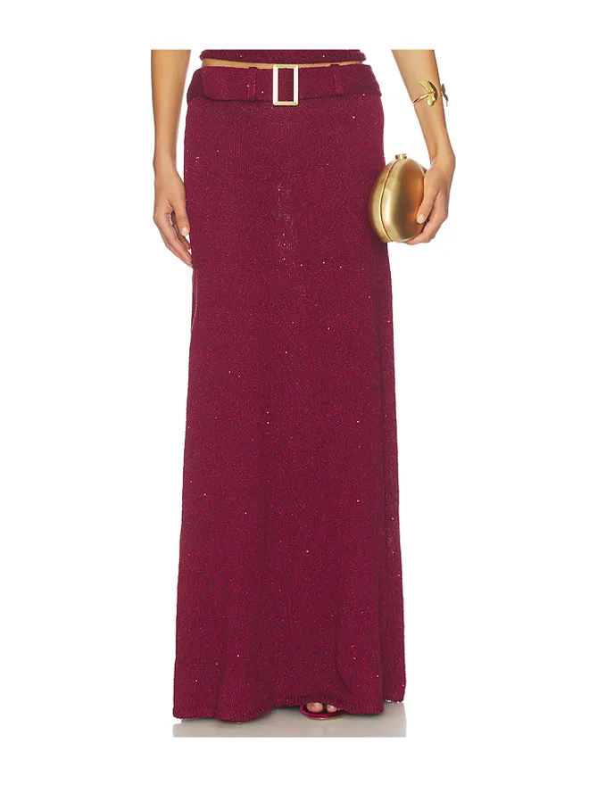 ASTA RESORT ASTA RESORT ALMA ベルト付きスカートの商品画像