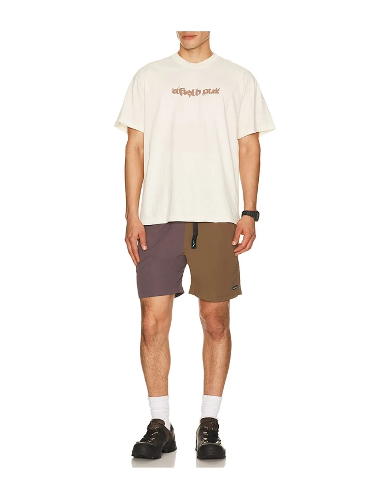 Afield Out ショートパンツ - Brown,Navy. - 画像4