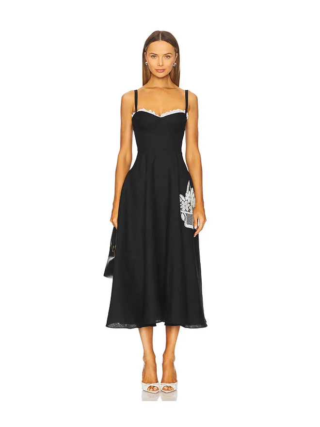 Alejandra Alonso Rojas Alejandra Alonso Rojas ビスチェマキシドレスの商品画像