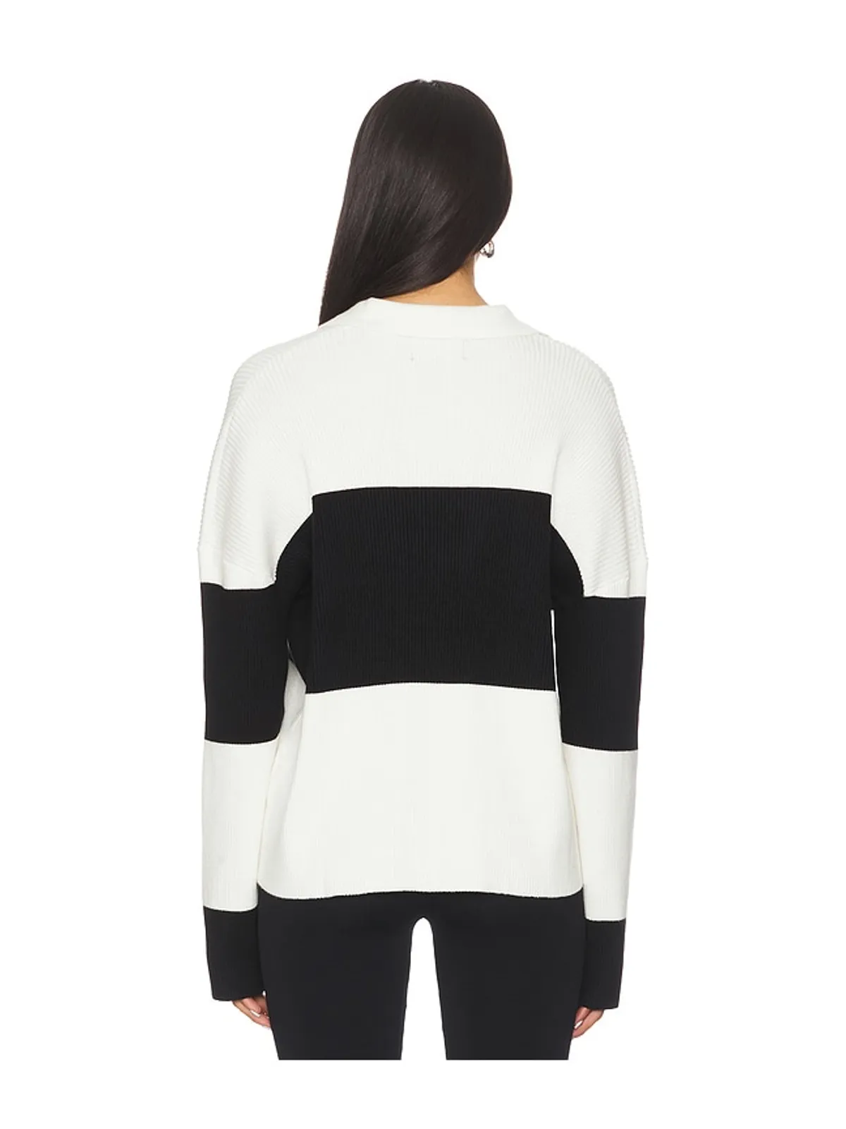 ALL THE WAYS PENLEE セーター - White,Black. - 画像3