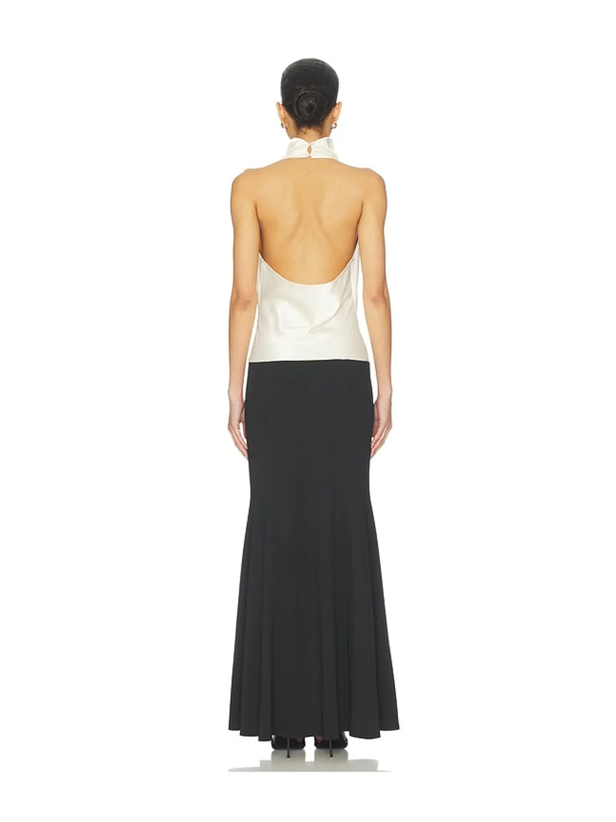 ALL THE WAYS BASMA ドレス - Ivory,Black. - 画像3
