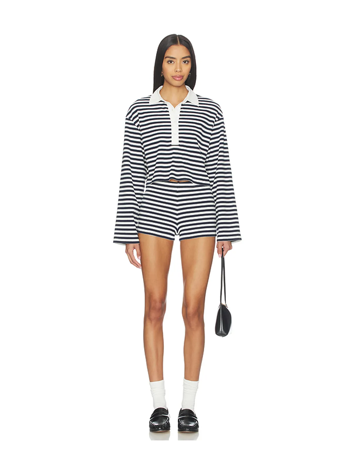 ALL THE WAYS PALMER ショートパンツセット - Navy,White. - 画像1