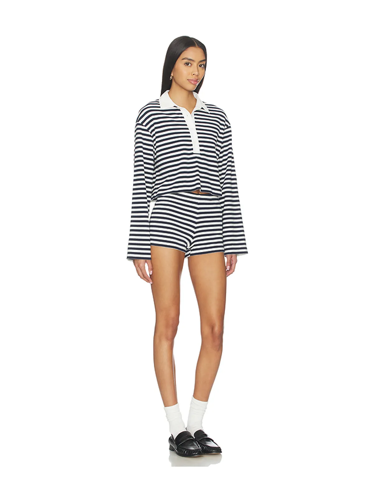 ALL THE WAYS PALMER ショートパンツセット - Navy,White. - 画像2