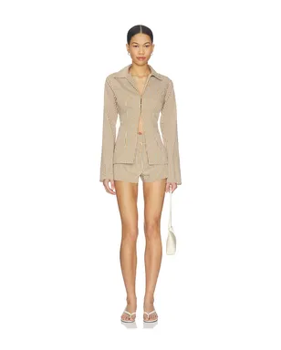 ALL THE WAYS REED トップ - Brown,White. - サムネイル4