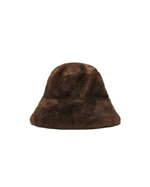 Adrienne Landau THE UPTOWN FAUX FUR バケットハット - サムネイル3