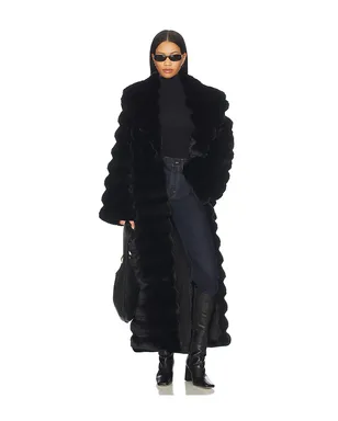 Adrienne Landau CHINCHILLA コート - サムネイル1