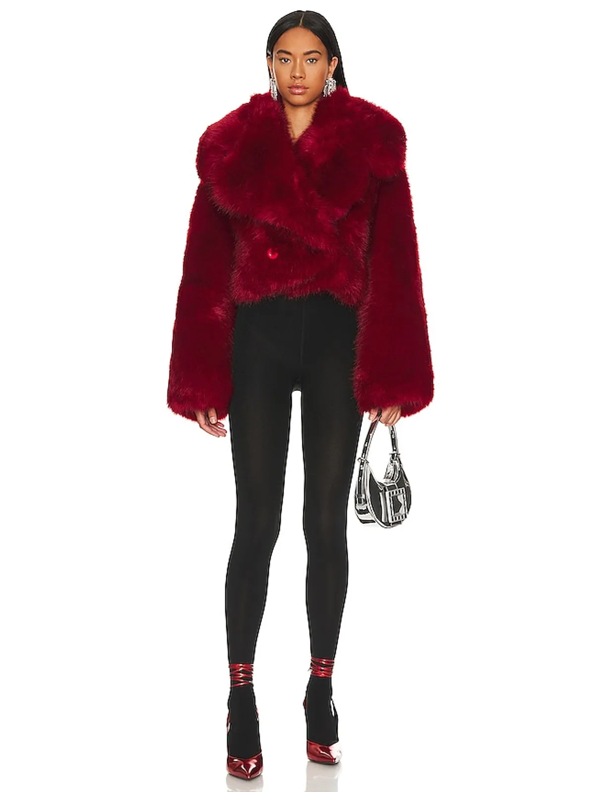 Adrienne Landau FAUX FUR ジャケット - 画像4
