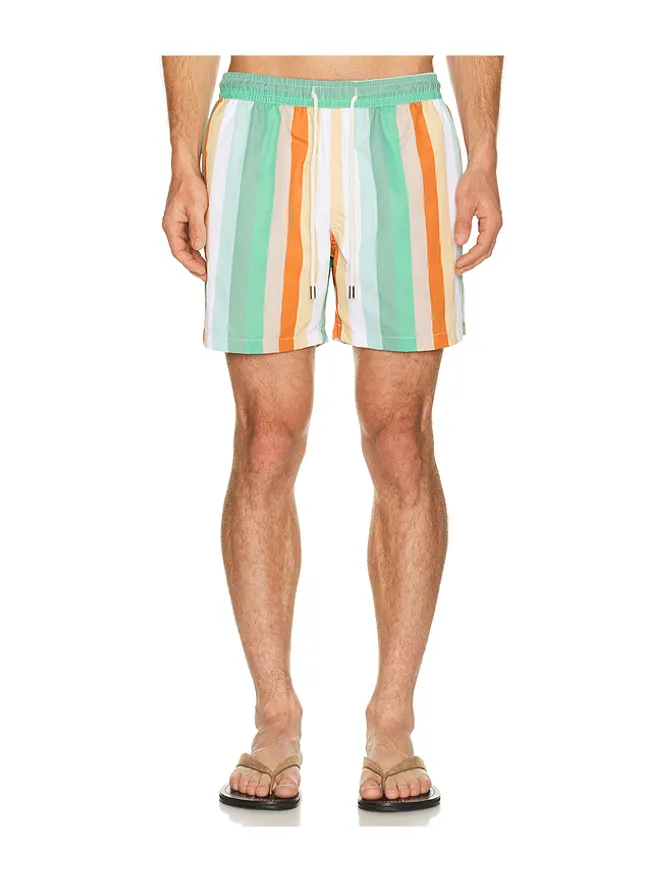 Arrels Barcelona Arrels Barcelona CLASSIC スイムショートパンツ - Orange,Green.の商品画像
