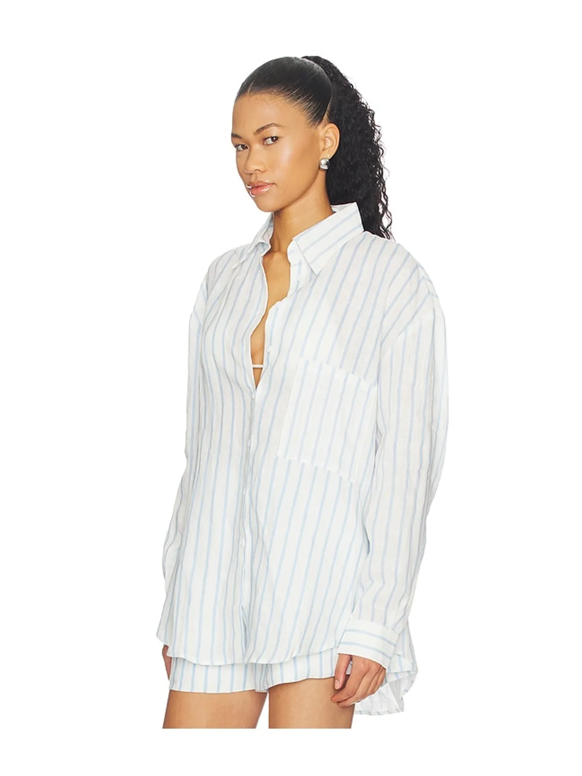AEXAE LINEN WOVEN シャツ - 画像3
