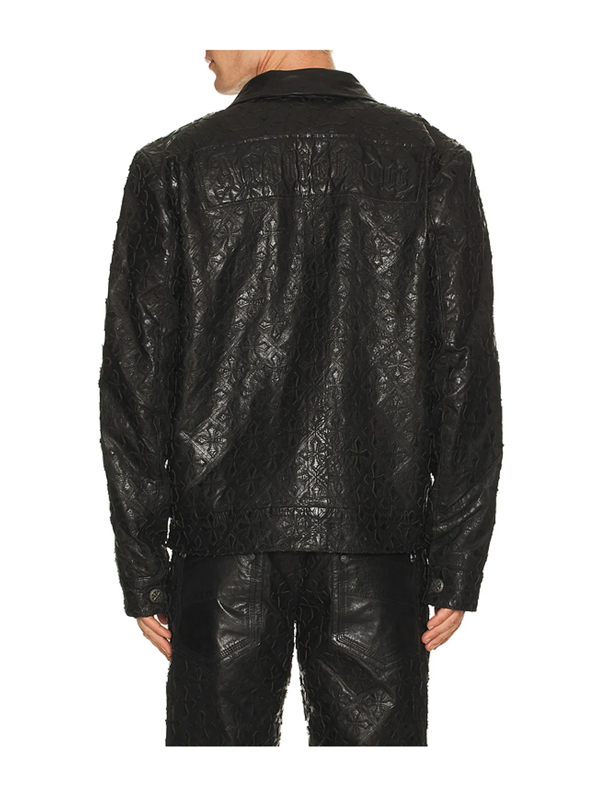 Affliction QUILTED レザージャケット - 画像2