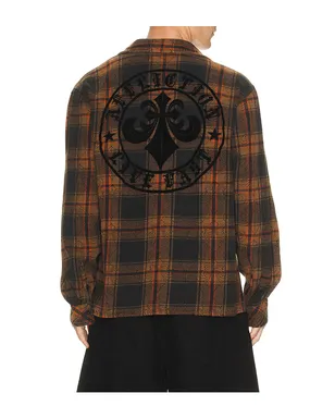 Affliction LIVE FAST シャツ - Black,Brown. - サムネイル1