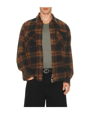 Affliction LIVE FAST シャツ - Black,Brown. - サムネイル2