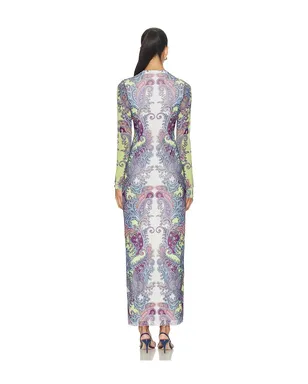 AFRM DIDI ドレス - Green,Purple. - サムネイル3