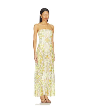 AFRM ALFIE ドレス - Yellow,Neutral. - サムネイル2