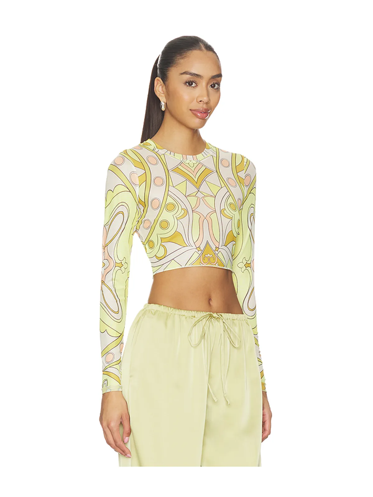 AFRM HARDIN トップ - Yellow,White. - 画像2