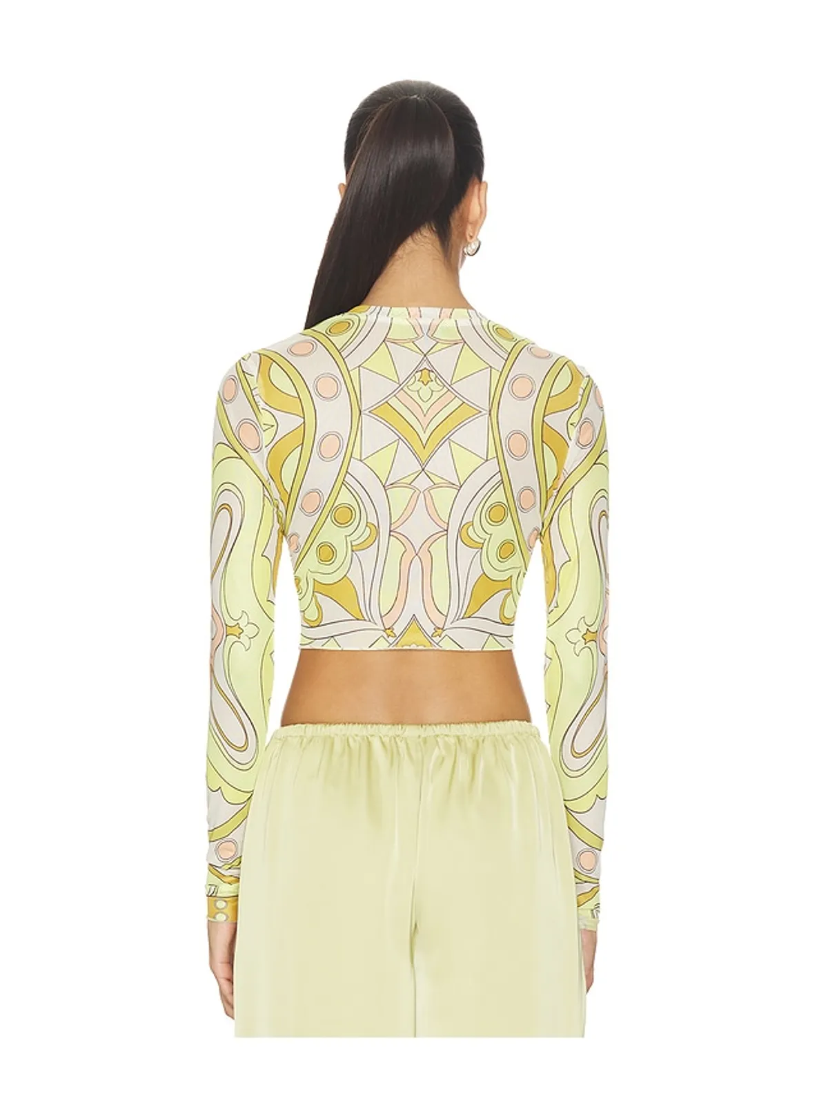 AFRM HARDIN トップ - Yellow,White. - 画像3