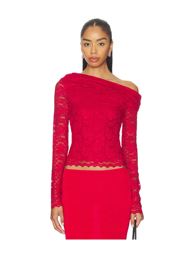 AFRM AFRM BARRY SILKEN LACE トップの商品画像
