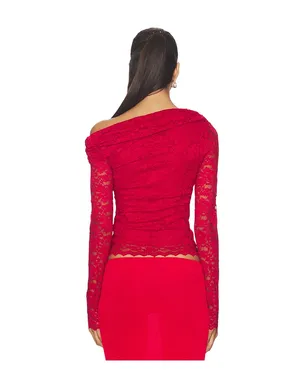AFRM BARRY SILKEN LACE トップ - サムネイル5