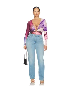 AFRM ZADIE ボディスーツ - Purple,Fuchsia. - サムネイル12