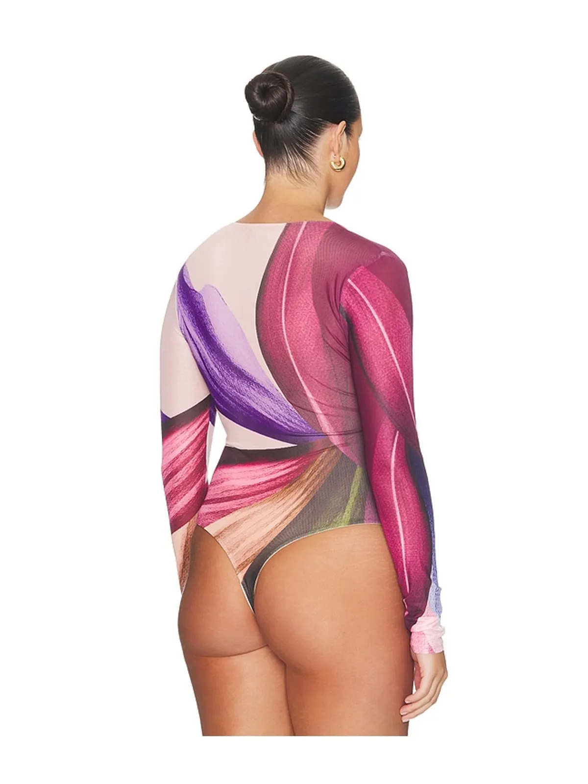 AFRM ZADIE ボディスーツ - Purple,Fuchsia. - 画像10