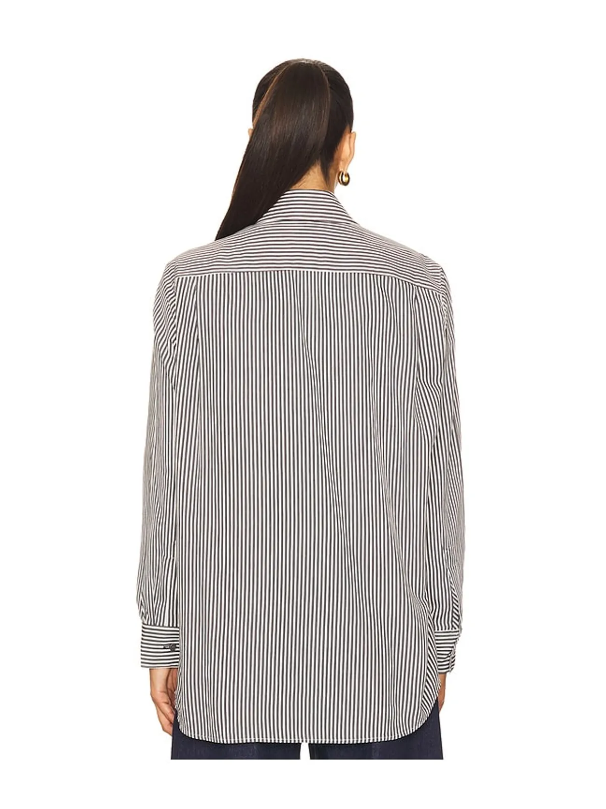 AGOLDE ARIS シャツ - Black,Navy. - 画像3